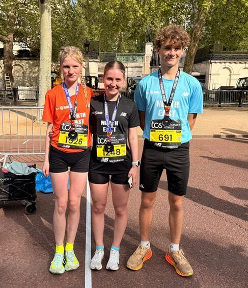 London Mini Marathon — three regional representatives